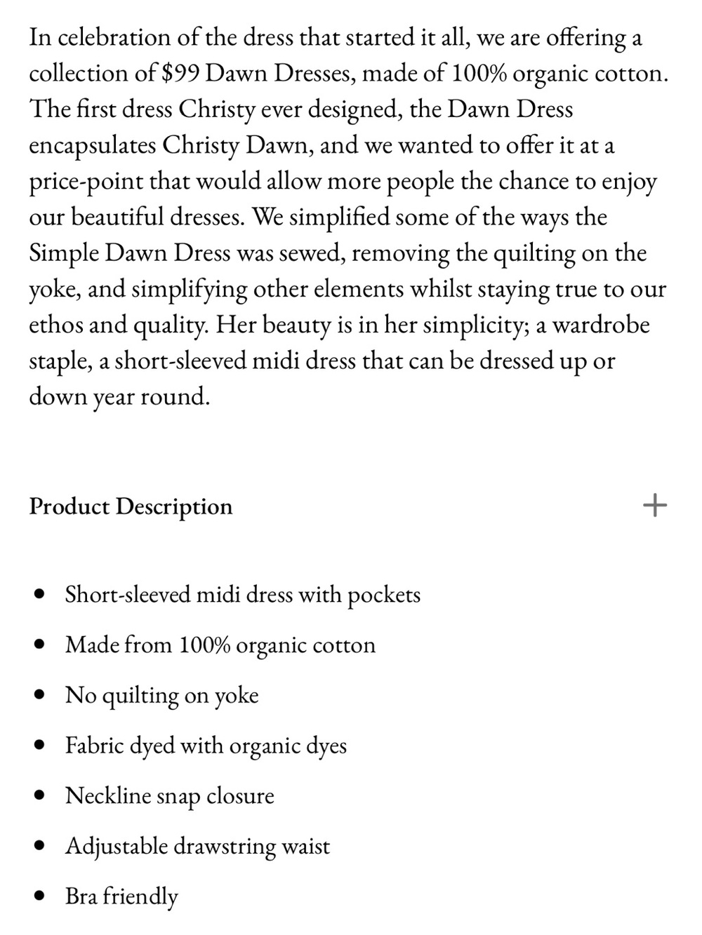 Christy Dawn - Simple Dawn Dress - Picture 10 of 10